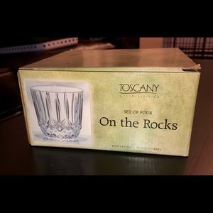 Toscany Classic Crystal cocktail glasses